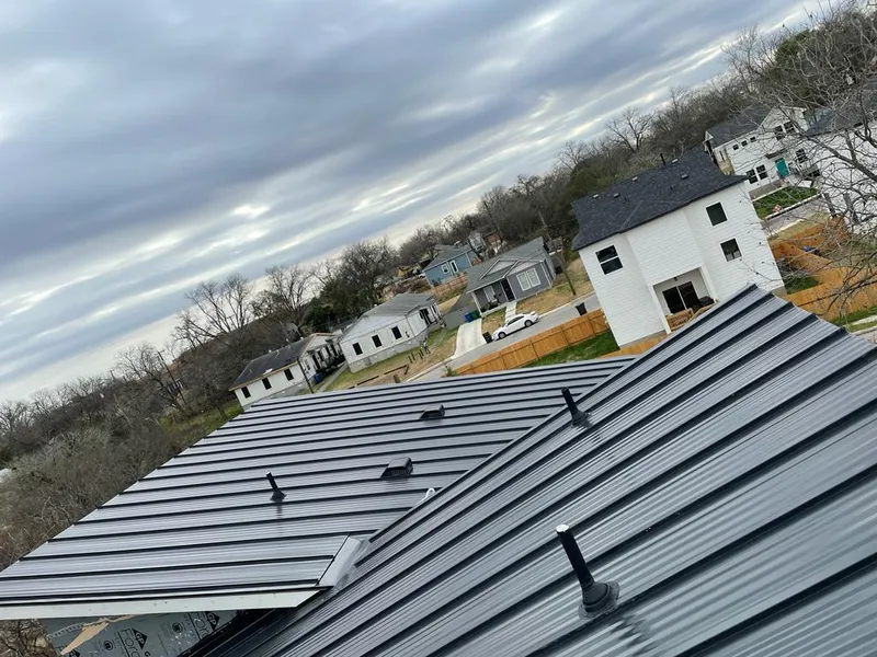 Standing seam metal roof panels with vents for Skylight Repair in Goldsboro